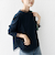 【WEB限定】チュール コンビ ラウンド カットソー