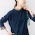【WEB限定】チュール コンビ ラウンド カットソー