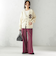 【SHIPS別注】LOGAN KNITTING MILLS:〈洗濯機可能〉プリント パンツ