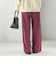 【SHIPS別注】LOGAN KNITTING MILLS:〈洗濯機可能〉プリント パンツ