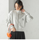 【SHIPS別注】LOGAN KNITTING MILLS:プリント ジップ プルオーバー