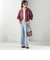 【SHIPS別注】LOGAN KNITTING MILLS:プリント ジップ プルオーバー