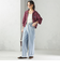 【SHIPS別注】LOGAN KNITTING MILLS:プリント ジップ プルオーバー
