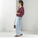 【SHIPS別注】LOGAN KNITTING MILLS:プリント ジップ プルオーバー