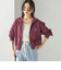 【SHIPS別注】LOGAN KNITTING MILLS:プリント ジップ プルオーバー