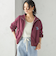 【SHIPS別注】LOGAN KNITTING MILLS:プリント ジップ プルオーバー