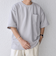 SHIPS any: 〈洗濯機可能〉フクレ ジャカード リラックス ポケット Tシャツ◇