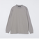 【WEB限定】SHIPS: ポンチ モックネック ロングスリーブ Tシャツ
