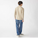 【WEB限定】SHIPS: ポンチ モックネック ロングスリーブ Tシャツ