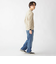 【WEB限定】SHIPS: ポンチ モックネック ロングスリーブ Tシャツ