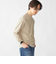 【WEB限定】SHIPS: ポンチ モックネック ロングスリーブ Tシャツ