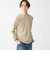 【WEB限定】SHIPS: ポンチ モックネック ロングスリーブ Tシャツ