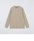 【WEB限定】SHIPS: ポンチ モックネック ロングスリーブ Tシャツ