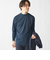 【WEB限定】SHIPS: ポンチ モックネック ロングスリーブ Tシャツ
