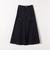《一部予約》SHIPS any:〈洗濯機可能〉チノ ステッチ フレア ロング スカート