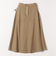 《一部予約》SHIPS any:〈洗濯機可能〉チノ ステッチ フレア ロング スカート
