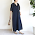 〈手洗い可能〉RENU ソフト タイプライター ギャザー ワンピース