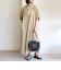 〈手洗い可能〉RENU ソフト タイプライター ギャザー ワンピース