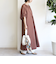 〈手洗い可能〉RENU ソフト タイプライター ギャザー ワンピース