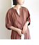 〈手洗い可能〉RENU ソフト タイプライター ギャザー ワンピース