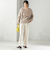 〈UVカット/防シワ加工〉梳毛調 ストレッチ ドロスト パンツ