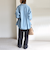 〈UVカット/防シワ加工〉梳毛調 ストレッチ ドロスト パンツ