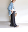 〈UVカット/防シワ加工〉梳毛調 ストレッチ ドロスト パンツ