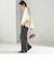 〈UVカット/防シワ加工〉梳毛調 ストレッチ ドロスト パンツ