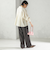 〈UVカット/防シワ加工〉梳毛調 ストレッチ ドロスト パンツ