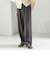 〈UVカット/防シワ加工〉梳毛調 ストレッチ ドロスト パンツ