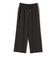 〈UVカット/防シワ加工〉梳毛調 ストレッチ ドロスト パンツ