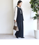 〈洗濯機可能 / セレモニー対応可〉ポリエステル レーヨン ダンボール ストレート パンツ