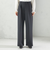 〈洗濯機可能 / セレモニー対応可〉ポリエステル レーヨン ダンボール ストレート パンツ