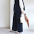 〈洗濯機可能 / セレモニー対応可〉ポリエステル レーヨン ダンボール ストレート パンツ