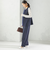 〈洗濯機可能 / セレモニー対応可〉ポリエステル レーヨン ダンボール ストレート パンツ