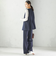 〈洗濯機可能 / セレモニー対応可〉ポリエステル レーヨン ダンボール ストレート パンツ