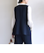 〈洗濯機可能 / セレモニー対応可〉ポリエステル レーヨン ダンボール ジレ