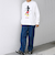 SHIPS any: /ミッキーマウス/ サイン & ポージング Tシャツ (ロンT)◇