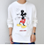 SHIPS any: /ミッキーマウス/ サイン & ポージング Tシャツ (ロンT)◇