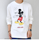 SHIPS any: /ミッキーマウス/ サイン & ポージング Tシャツ (ロンT)◇