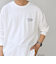 SHIPS any: /ミッキーマウス/ サイン & ポージング Tシャツ (ロンT)◇