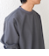 SHIPS any: デザインリブ ハイゲージ ポンチ マイクロ ボーダー Tシャツ (ロンT)◇