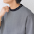 SHIPS any: デザインリブ ハイゲージ ポンチ マイクロ ボーダー Tシャツ (ロンT)◇