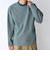 SHIPS any: デザインリブ ハイゲージ ポンチ マイクロ ボーダー Tシャツ (ロンT)◇
