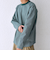 SHIPS any: デザインリブ ハイゲージ ポンチ マイクロ ボーダー Tシャツ (ロンT)◇
