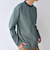 SHIPS any: デザインリブ ハイゲージ ポンチ マイクロ ボーダー Tシャツ (ロンT)◇
