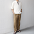 SHIPS any: ワッフル リラックス クルーネック Tシャツ◇