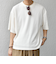 SHIPS any: ワッフル リラックス クルーネック Tシャツ◇