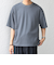 SHIPS any: ワッフル リラックス クルーネック Tシャツ◇