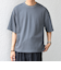 SHIPS any: ワッフル リラックス クルーネック Tシャツ◇